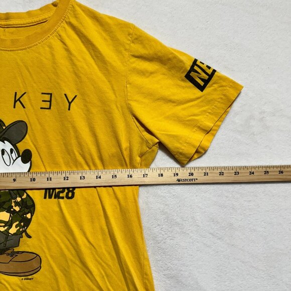 Disney Mickey Mouse x Neff Collab T-Shirt Yellow Women's Size M - Picture 4 of 7